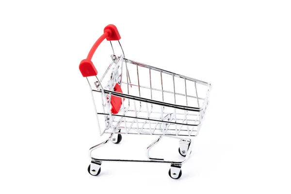 Shopping Cart White Background Shopping Concept Online Shopping Symbol Stock Image