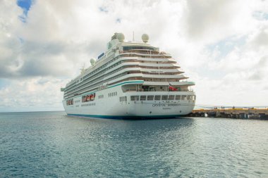 Miami, Florida 'da limana yanaşan büyük lüks bir gezi gemisi, ABD Görüntü geçmişi: Seyahat, Seyahat, Turizm konsepti geçmişi