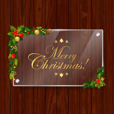 Mutlu Noeller Altın Tipografi Cam ve Ahşap Arkaplanda