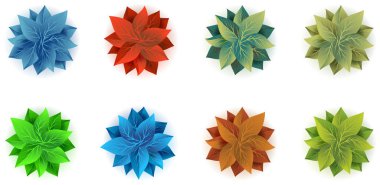 Çeşitli Renklerde Yapraklar