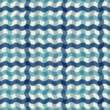 Mavi Dalgalı Su Biçimi Arkaplanı