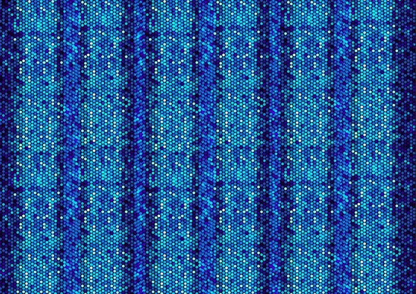 Abstract Glanzend Blauw Patroon — Stockvector