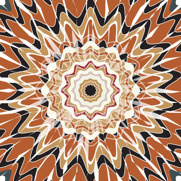 Renkli Kravat Kahverengi ve Siyah Boyalı