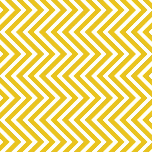 Zigzag Giallo Orizzontale Bordo Linee Texture Modello Vettoriale Illustrazione — Vettoriale Stock