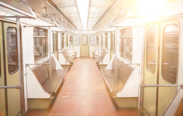 Subway Car Empty Seats Empty Subway Car — Stock Photo, Image