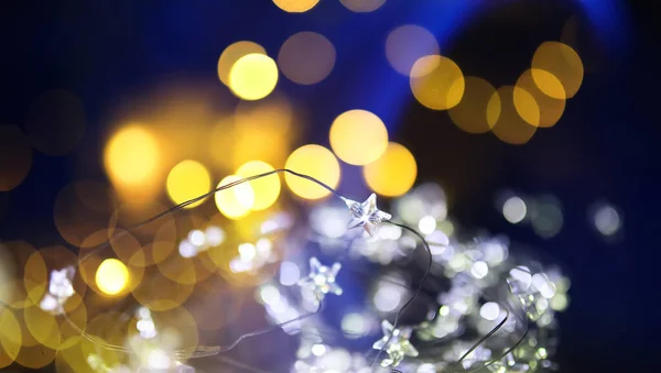 Guirnalda Navidad Botellas Vidrio Frascos Con Una Planta Interior Año — Foto de Stock