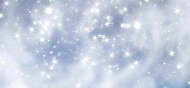 mavi kar yağışı bokeh arkaplan, soyut kar tanesi arkaplan bulanık soyut blu