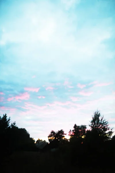 아름다운 색깔의 구름과 — 스톡 사진