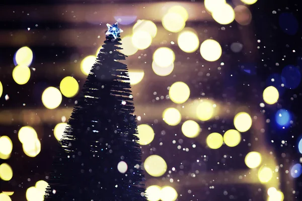 Vánoce Nový Rok Dovolená Pozadí Kopírovat Prostor Zimní Dovolená Pozadí — Stock fotografie
