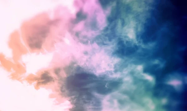 Sky Landskap Med Moln Pastell Färger — Stockfoto