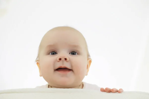 Bambino Emozioni Bambino Piccolo Concetto Luogo Testo — Foto Stock