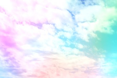 Akşam bulutlarında arkaplan gradyanı gökyüzü