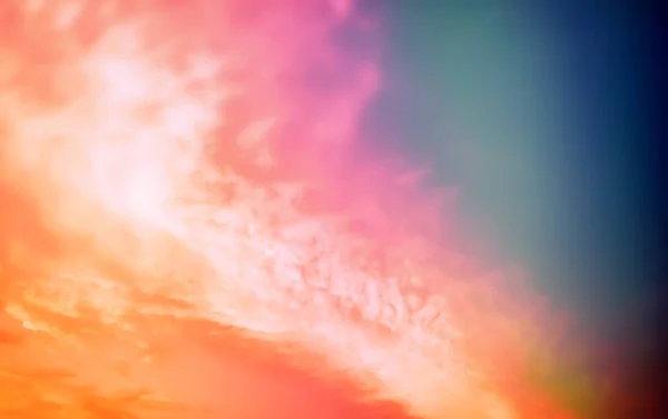 Luchtlandschap Met Wolken Pastelkleuren — Stockfoto