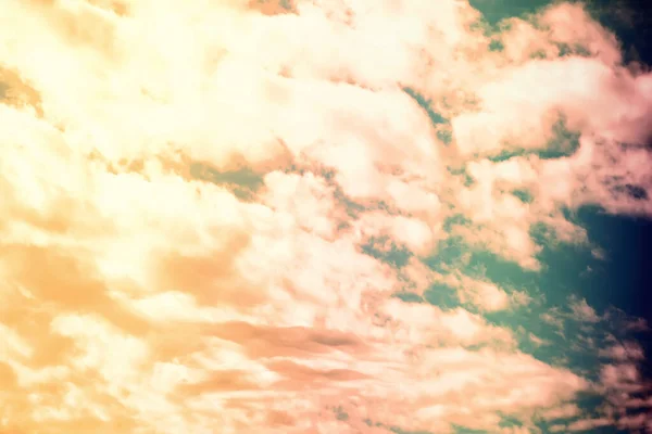 Niebo Krajobraz Chmurami Pastelowe Kolory — Zdjęcie stockowe