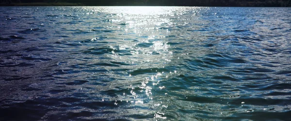 Water Surface Texture Water Waves Lake Windy Weather — Stock Photo, Image