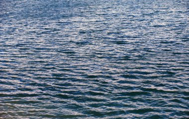 Su yüzeyi. Suyun dokusunu. Göldeki dalgalar rüzgarlı hava.