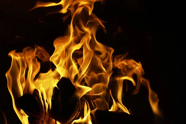 Láng Háttere Sütőben Tűznyelvek Tégla Kandallóban Tűzállóság — Stock Fotó