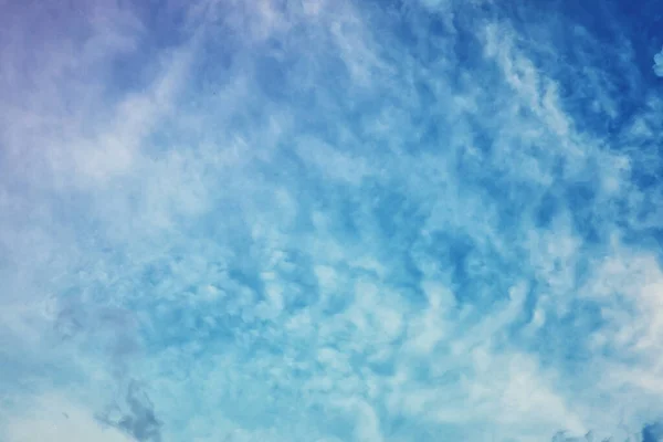 Cielo Paisaje Con Nubes Colores Pastel — Foto de Stock