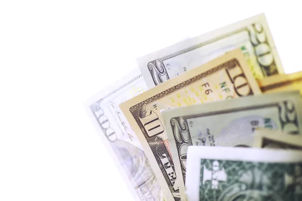 Bargeld Auf Einem Großen Haufen Als Finanzieller Hintergrund Papiergeld Hautnah — Stockfoto
