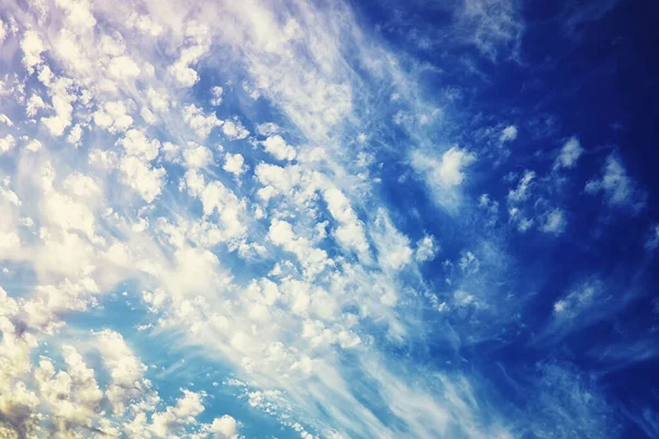 Cielo Paisaje Con Nubes Colores Pastel — Foto de Stock