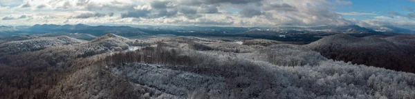Amplio Panorama Mirando Desde Ostri Vrh Hacia Hermosa Radensko Polje —  Fotos de Stock
