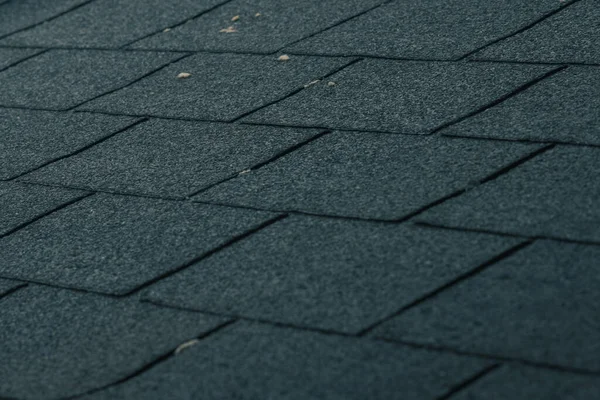 Bitumen Roof Tiles Roof Stacked Together Already Worn Out Roof — Stock Photo, Image