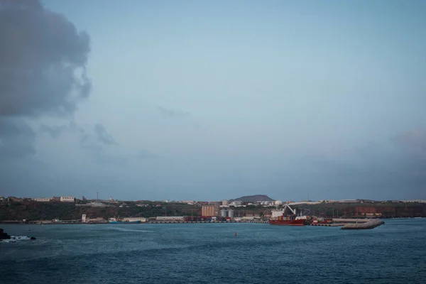 Blick Vom Leuchtturm Von Maria Pia Mit Einer Klippe Daneben — Stockfoto