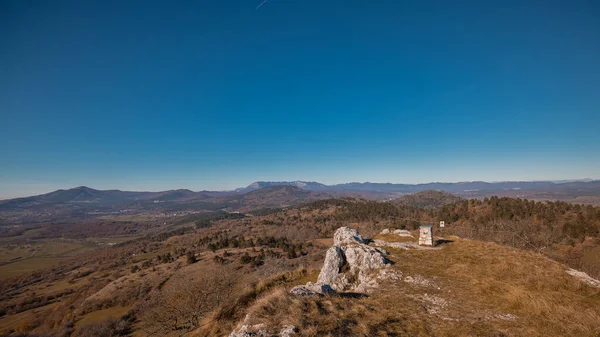 Belo Panorama Vistas Torno Silentabor Uma Pitoresca Aldeia Topo Uma — Fotografia de Stock