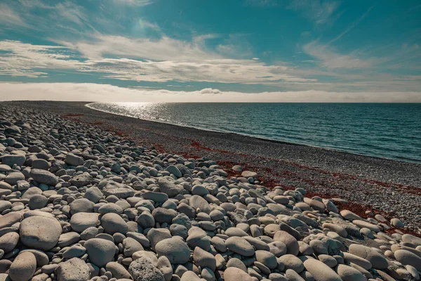 Beach Bilastaedi Iceland Close Haganes Sunny Summer Day View Beach — Stockfoto