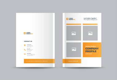 İş Broşürü Kapağı Tasarımı veya Yıllık Rapor ve Şirket Profil Kapağı veya Broşür ve Katalog Kapağı 