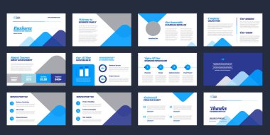 Business Presentation Brochure Guide Design or Pitch Deck Slide Template or Sales Guide Slider
