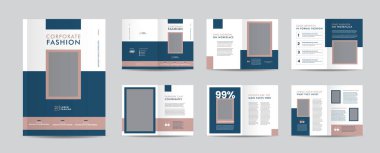 Minimal Fashion Magazine Design or Editorial Lookbook Layout or Fashion and Multipurpose portfolio