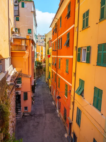 Генуезьке Місто Орієнтирами Будівлями — стокове фото