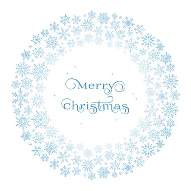 Kar Tanesi Noel çelengi, Noel illüstrasyonu