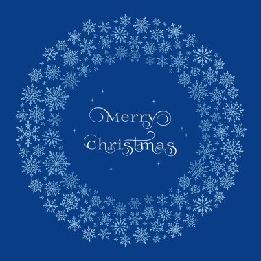 Kar Tanesi Noel çelengi, Noel illüstrasyonu