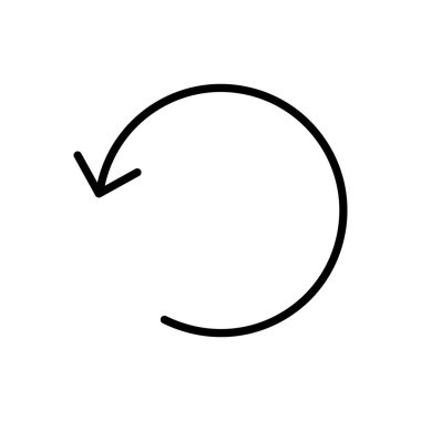 Satır Simgesi Oku, Yön, Tasarım, Basit Tarzlı Web. Beyaz arkaplanda izole edilmiş basit bir şekilde vektör işareti. Asıl boyutu 64x64 piksel.