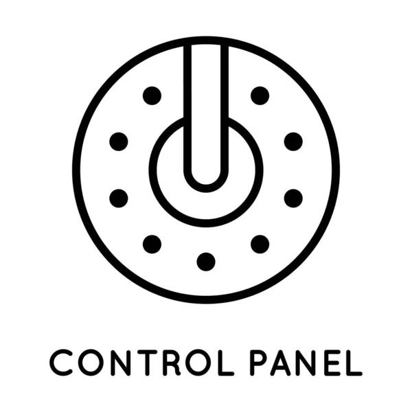 コントロールパネル用の電源スイッチアイコン。モード、電源、プログラムを表示するためのベクトルアイコン。白を基調としたシンプルなスタイルで作られています。元のサイズは64x64ピクセル. — ストックベクタ
