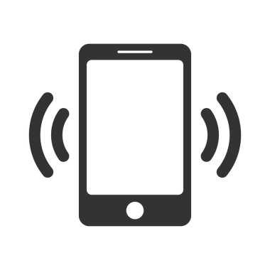 Arayan akıllı telefon ve cep telefonu simgesi. Web tasarımı.
