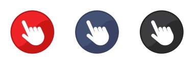 Bilgisayar faresi imleç simgeleri ayarlandı. İmleç simgeleri ayarlandı. Web tasarımı.