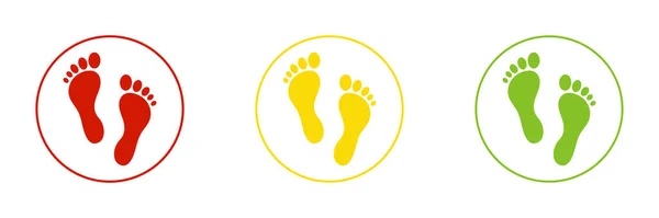 Set Von Web Symbolen Für Flache Füße — Stockfoto
