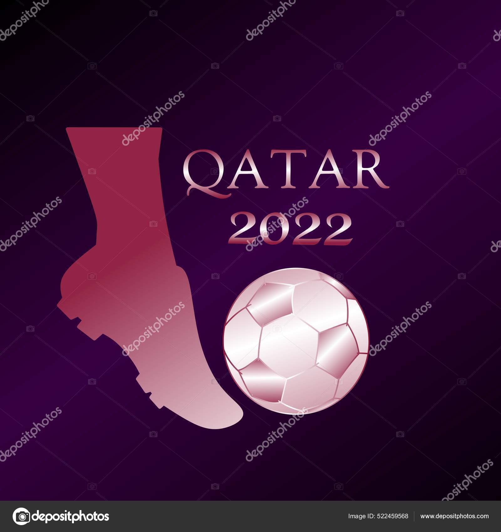 Football Tournament Football Cup Background Design Template Vector  Illustration 2022 Stock Vector Image by ©Sefiyan66 #522459568