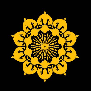 Renkler için Basit Mandala Şekilleri. Mandala Vektörü. Çiçek. Kitap sayfaları. Özet geç. Dekoratif antika elementler. Oriental desen, vektör çizimi. İslam, Arapça, Hintçe, Fas, İspanyolca, Türkçe