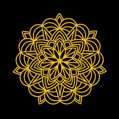 Renkler için Basit Mandala Şekilleri. Mandala Vektörü. Çiçek. Kitap sayfaları. Özet geç. Dekoratif antika elementler. Oriental desen, vektör çizimi. İslam, Arapça, Hintçe, Fas, İspanyolca, Türkçe