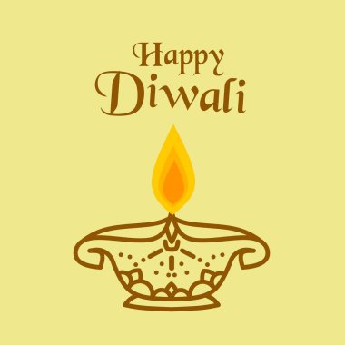 Dawali, festival tasarım arka planı, festival mumları, mandala mumları ve ortadaki parlak lambalar. Hint festivalleri ve kutlamaları