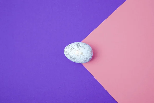 Великодні Яйця Кольоровому Фоні Святковий Банер Копійкою — стокове фото