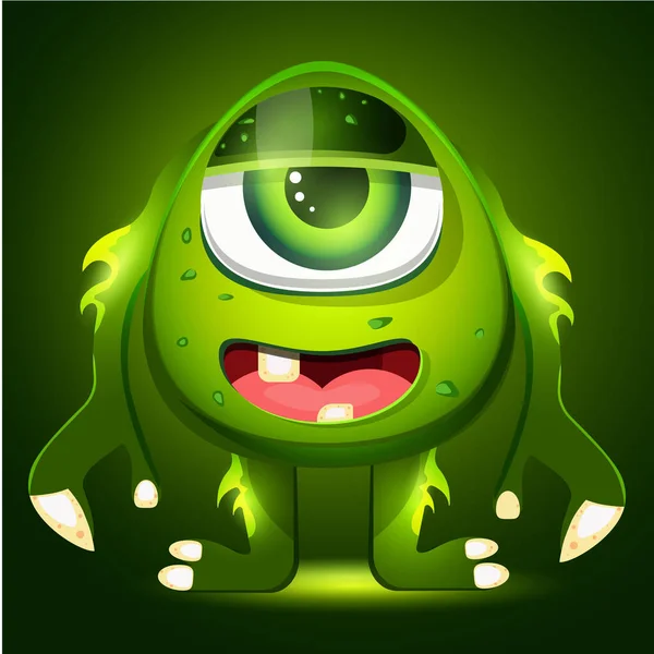 Fantastic Cool Monster Cartoon Character — Stock Photo, Image