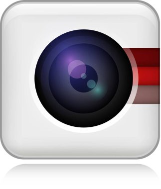Renkli fotoğraf makinesi, uygulama simgesi