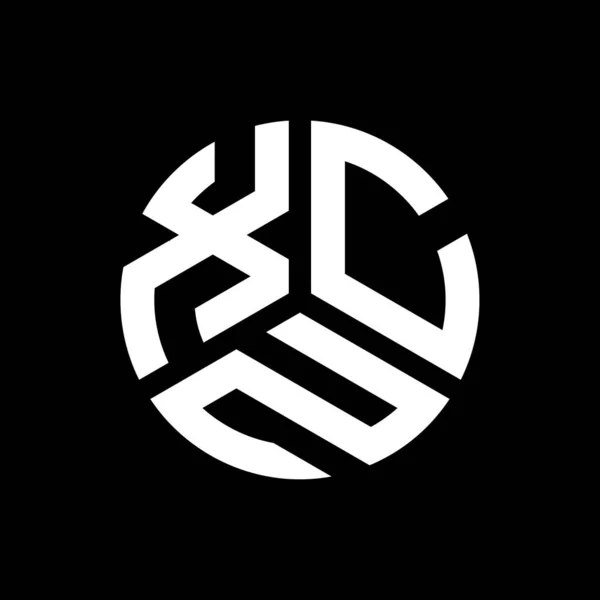 Дизайн Логотипа Xcn Чёрном Фоне Концепция Логотипа Инициалами Xcn Дизайн — стоковый вектор