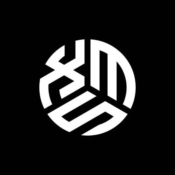 Xms Letter Logo Design Black Background Xms Creative Initials Letter — Stock Vector