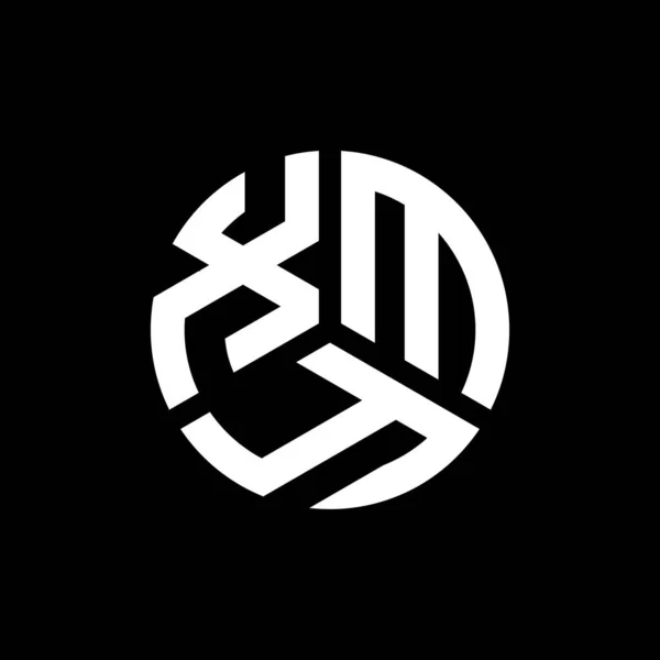 Modèle Logo Lettre Xmy Sur Fond Noir Xmy Initiales Créatives — Image vectorielle
